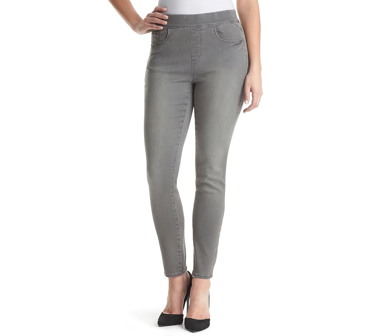 gloria vanderbilt avery slim leg jeans