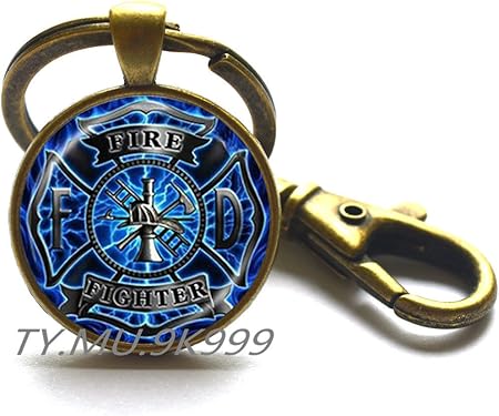 Y069 Porte Cles Croix De Malte Pompier Pour Mariage Homme Papa Noel Anniversaire Saint Valentin Fete Des Peres Amazon Fr Cuisine Maison