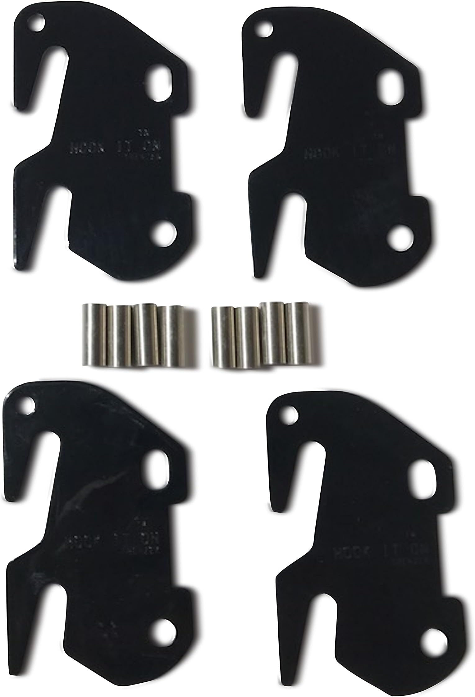 CLAW IT ON #10 Bed Rail Hooks Plate Adapter Kit for Wooden Headboard & Footboard Frame 4 Pack Intended Replacement for Bed Hook #10 Plates which Have Been Damaged or for New Bed constructions
