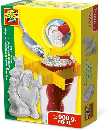 SES Creative 01135 - Nachfüllset Gips gießen