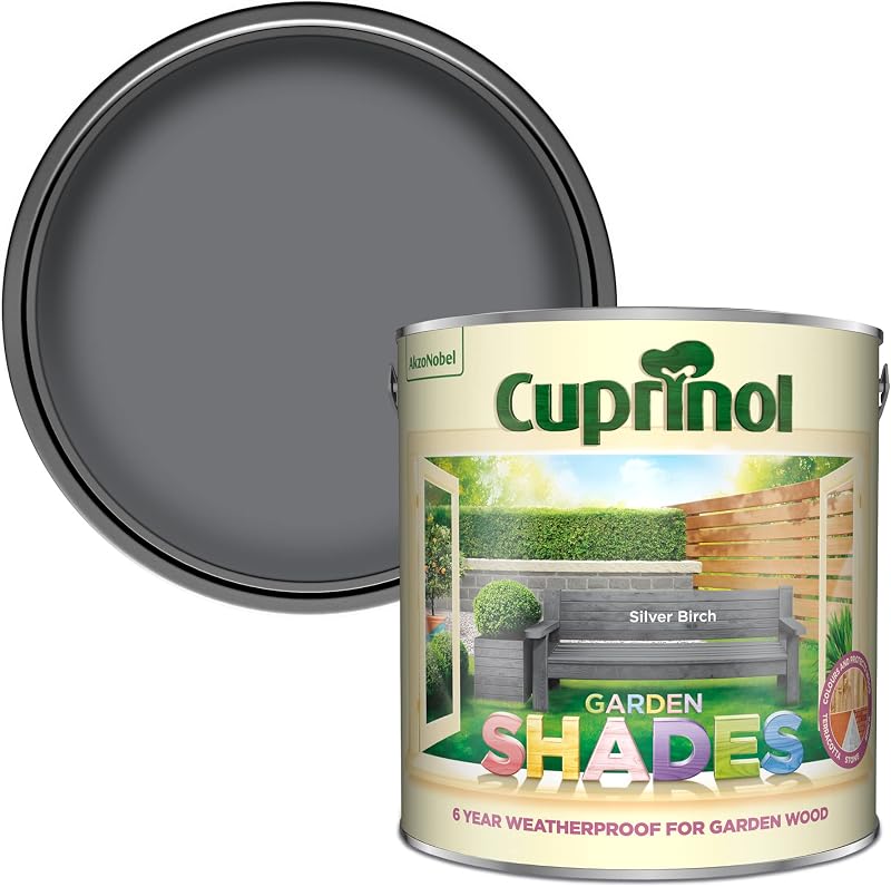 Cuprinol Garden Shades Silver Birch Exterior Woodcare 2.5L