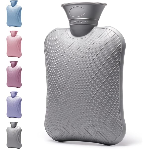 Bouillotte Transparente 160 Ml PVC - Compresse Chaude Ou Froide Réutilisable, Pour Mains, Muscles, 14.5x8.5cm