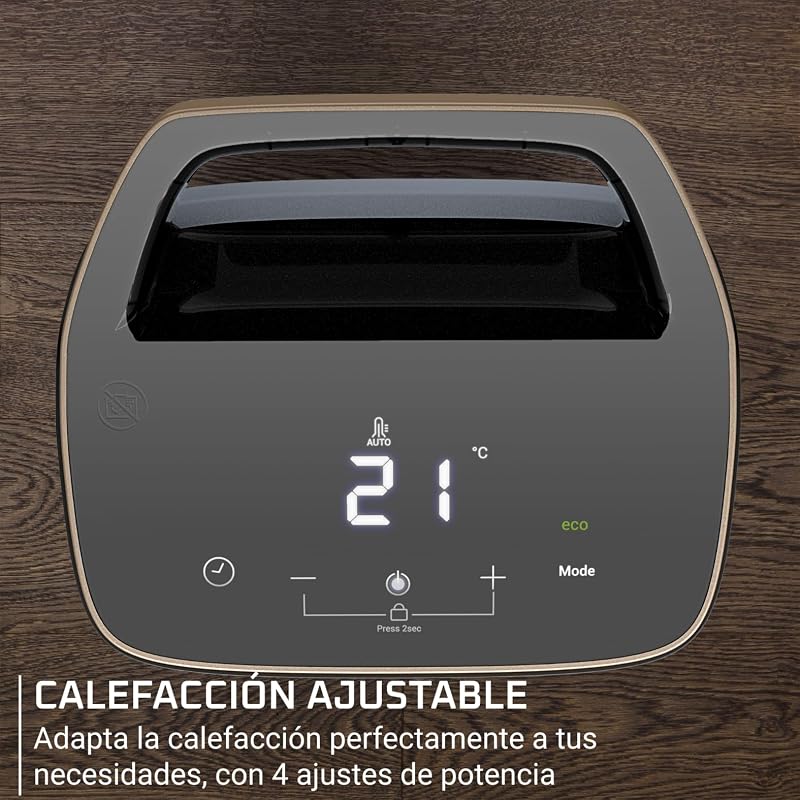 Conforto Intenso +, Aquecedor, Tecnologia cerâmica potente, 2000 W, Ecrã Digital, Muito silencioso 29 dB(A), Modo Eco, 4 definições de potência e modos de uso, SO9361F0 — foto 4 de 6
