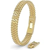 SERASAR | Premium Stainless Steel Bracelet for Men | 316L Surgical Steel | Waterproof | Secure Clasp | Three Colors | Includes Jewelry Box