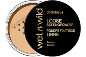 wet n wild Photo Focus Loose Baking Setting Powder, Highlighter Makeup, Suitable for All Skin Tones - Banana