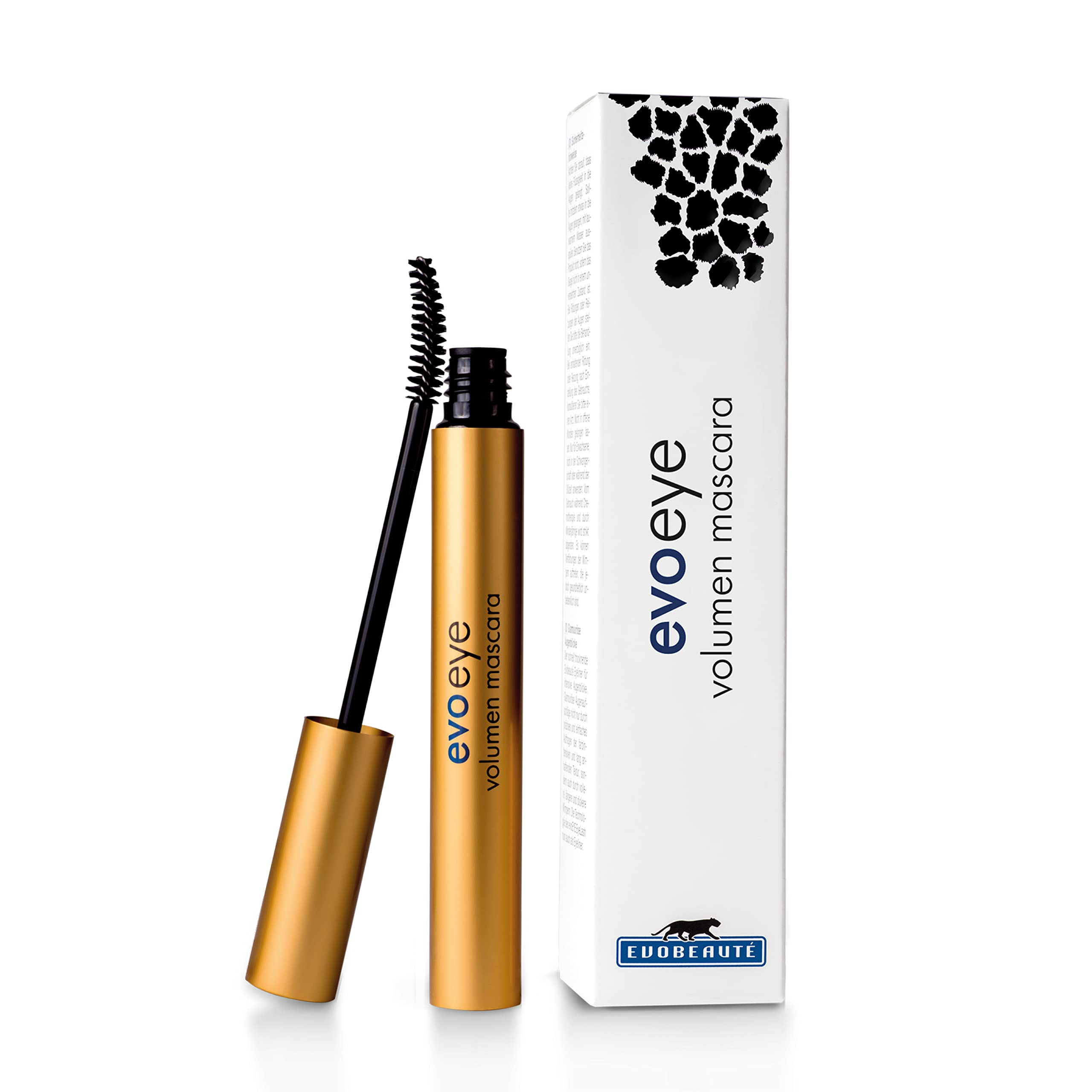EVOBEAUTÉ evoeye Volume Mascara 6 ml I Mascara for Extra Reinforcement Effect I Mascara for Maximum Volume and Optimal Definition I Eye Makeup