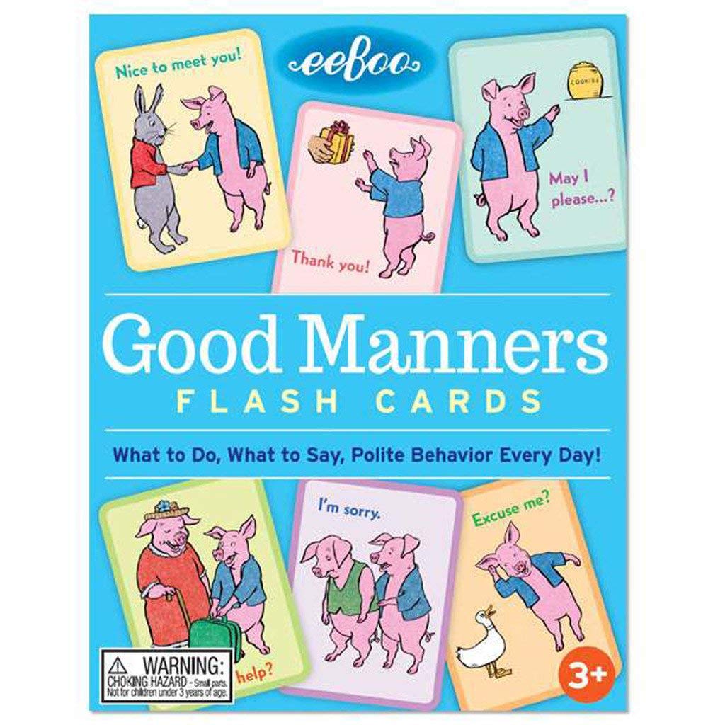 eeBoo Good Manners Flash Cards by eeBoo