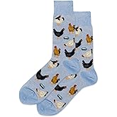 Feeding Chickens Crew Socks
