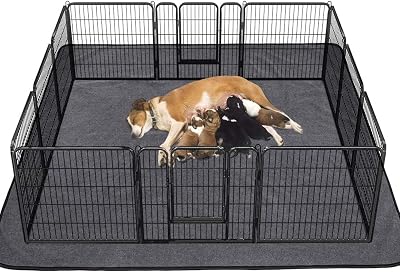 ULIGOTA Pet Playpen Extra Large Washable Non-Slip Whelping Pad 65x48