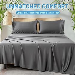 MEISHANG Bamboo Viscose Sheets Queen Size