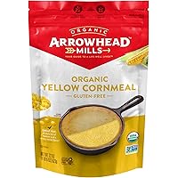 Arrowhead Mills Organic Yellow Corn Meal, Gluten Free, Case of 6