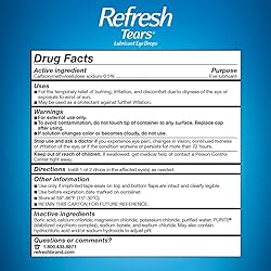 Refresh Tears Lubricant eye drops 4x15 ml, 1x5 ml