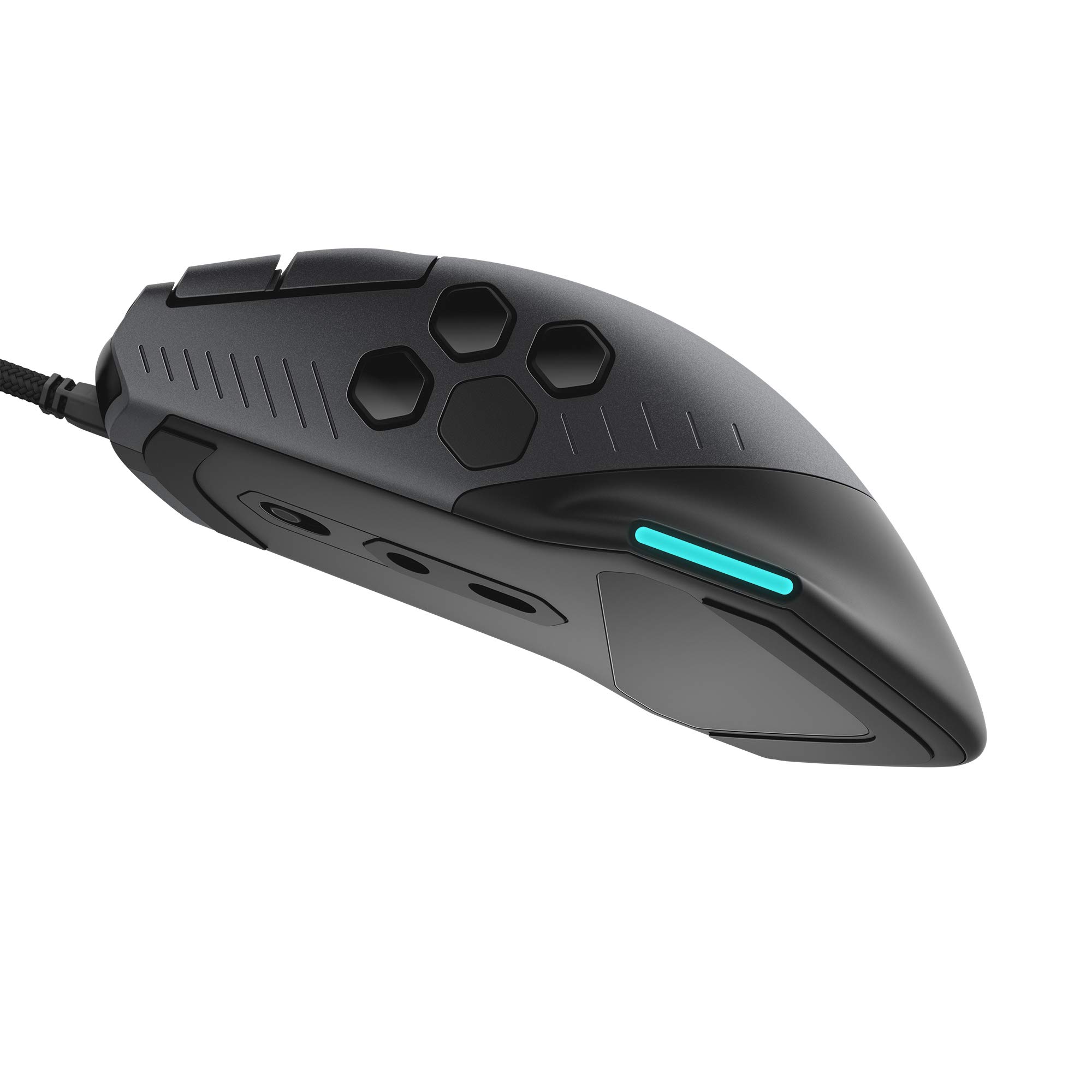 Alienware Gaming Mouse 510M RGB Gaming Mouse AW510M: 16, 000 DPI Optical Sensor - Alienfx RGB - 10 Buttons - Adjustable Scroll Wheel - Large Click Anywhere L/R Buttons