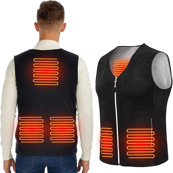 ISOPHO Heated Vest Electric Unisex Winter USB Heated Clothes 3