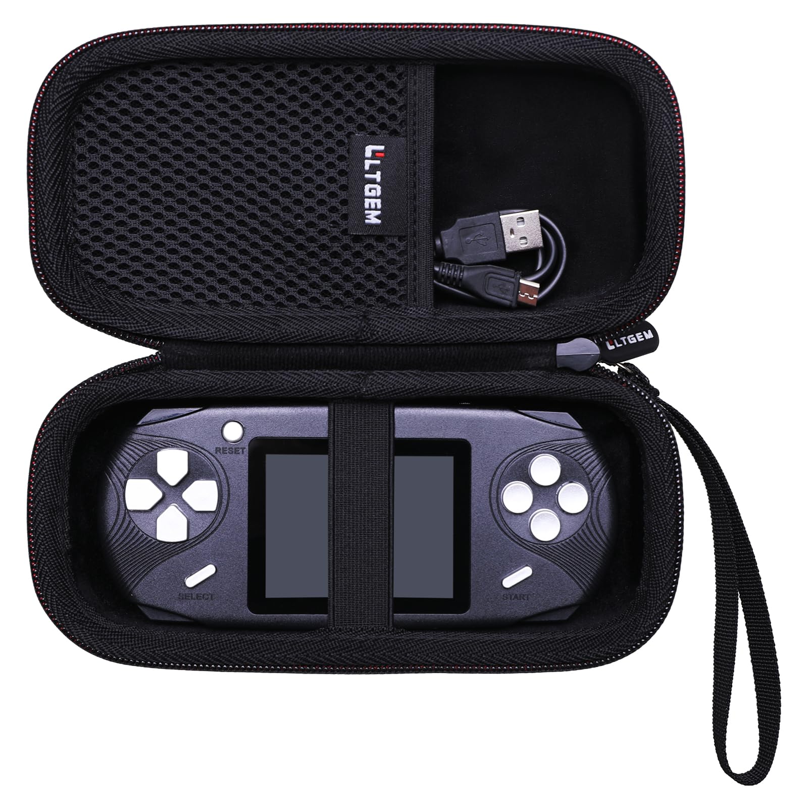 Photo 1 of LTGEM Case Compatible with Beijue/TaddToy 16 Bit Handheld Games, Black(Case Only)