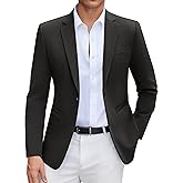 COOFANDY Mens Casual Blazer Slim Fit Suit Jacket Lightweight One Button Business Sport Coats
