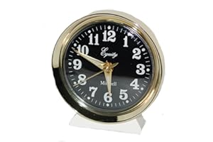 Equity by La Crosse 12020 Analog Key-Wound Bell Alarm Clock, 4.00 x 2.50, Gold