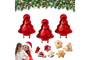 Christmas One-Press Hand Pie Maker, Mini Hand Pie Molds, Dough Presser Pocket PieS Molds for Baking Hands PieS MoldsS, Snowfl