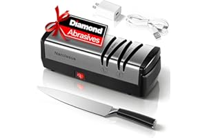 Narcissus Knife Sharpener, Protable Diamond Electric Knife Sharpener for Stainless Steel and Ceramic Knives, with Scissors Sh