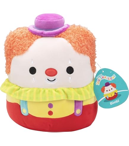 SQUISHMALLOWS - PELUCHE MS. K LE CLOWN (20 CM) - HALLOWEEN SQUAD SQUISHMALLOWS - PELUCHE MS. K LE CLOWN (20 CM) - HALLOWEEN SQUAD