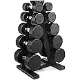 CAP Barbell Dumbbell Set with Rack | Multiple Options in 150lbs and 210lbs