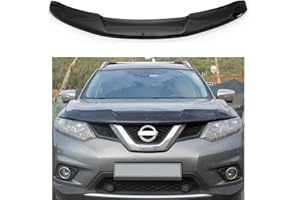 NI SHOP Hood Deflector/Front Bug Shield Compatible for Nissan Rogue 2014-2020 Hood Guard Bonnet Protector | Particles & Bug | Car Accessories