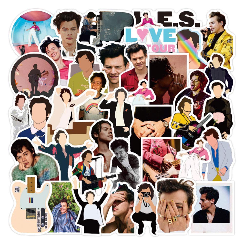 Laptop Sticker Pack 100 Pcs, Harry-Singer Sticker Unique Cool Stickers Waterbottle Notebook Guitar Skateboard Travel Teens Stickers — image 1
