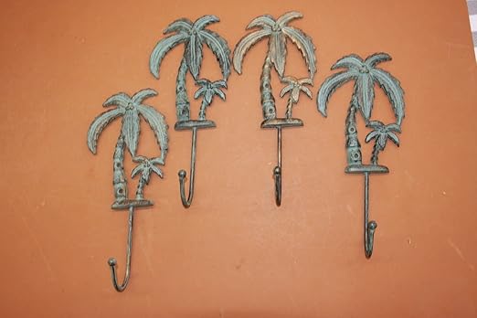 Amazon Com Tropical Bath Decor Palm Tree Bath Towel Hook Cast