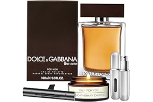 PERFUME4ALL The One Cologne for Man | 3.3 oz EDT Spray Gift Set with Lavender Soy Candle, Car Air Fresheners, and Empty Travel Perfume Atomizer perfect kit for Men & Boys