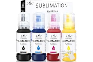 L&C Sublimation Ink for epson Ecotank 2840 2400 2800 2803 2850 ET 5800 ST 2000 ST 3000 ST 4000 STC2100 ecotank Printers
