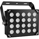 Univivi 20-LEDs IR Illuminator 850nm IR Light for Security Camera, Black | Long Range IR Illuminators for Night Vision, 90 Degree Wide Angle Infrared Flood Light, IP67 Waterproof for Outdoor&amp;Indoor
