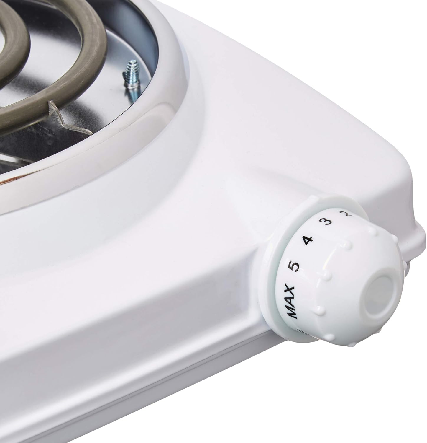Brentwood TS-322 1000w Single Electric Burner, White: Electric Countertop Burners: Kitchen & Dining