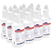 CREW Diversey Heavy Duty Toilet Bowl Cleaner Disinfectant 32oz, 12 Pack | Rust Stains, Lime Scale, Uric Acid, Urinals, Commercial Restrooms, Clings Under Rim, Odor Control