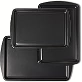 �鶹�� Basics Nonstick Baking Sheets 3-Piece Set, Stackable, Dishwasher and Oven-Safe
