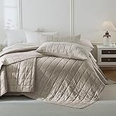 Masaca Oversized King Bedspread 120"x120",Waffle Weave Quilt Set 3Pcs Dark Khaki California King Quilt Bedding Set Oversized Lightweight Farmhouse Luxury Coverlet Extra Soft