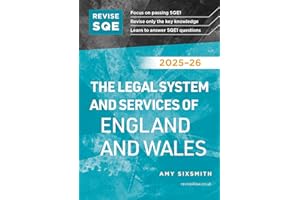 Revise SQE The Legal System and Services of England and Wales 2025-26
