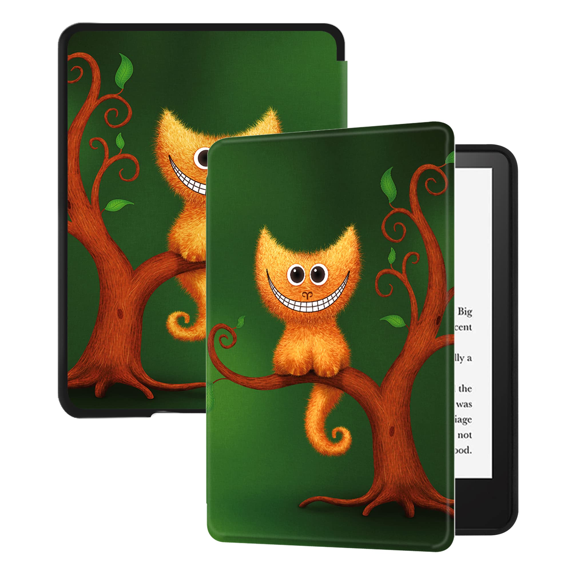 Huasiru Case for All-New Kindle Paperwhite with 6.8" Display (11th Gen-2021 Release Only - Will Not fit Prior Generation Kindle Devices) with Auto Wake/Sleep, Kitten — image 1