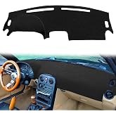 AKMOTOR Dash Cover Mat Custom Fit for Mazda Miata (Black) K230 | Dashboard Pad Carpet