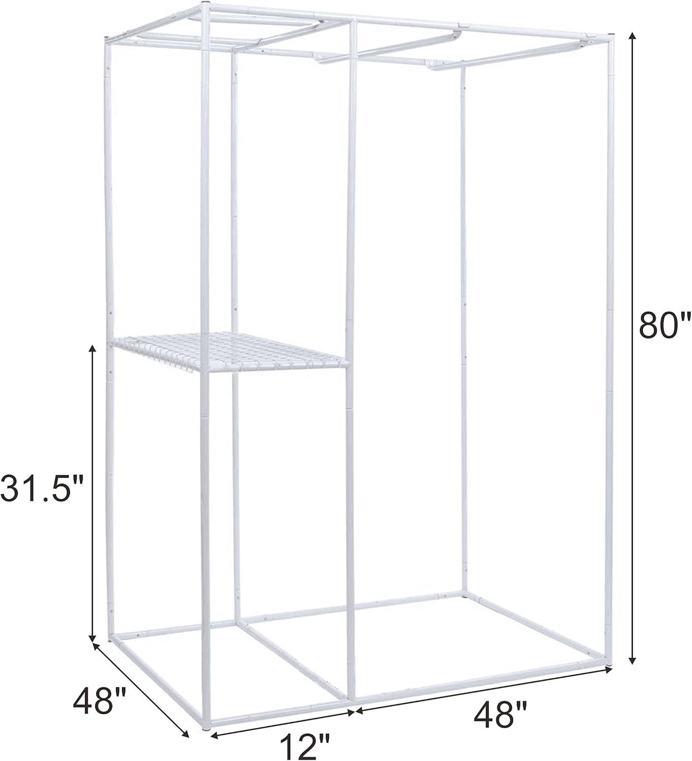 60x48x80 Tent Kit Hydro Plus Indoor Grow Kit 60x48x80 Grow Tent Kit 2 In 1 Indoor Plants Growing Dark Room Non Toxic Hut Hydroponics Growing Setup Accessories Patio Lawn Garden Gardening