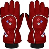 Boao Kids Snow Ski Gloves Winter Waterproof Warm Snowboard Mittens for Girl and Boy