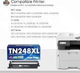 Cool Toner TN248XL Compatible 4 Pack for Brother MFC HL-L3020 3560 3740 view 2