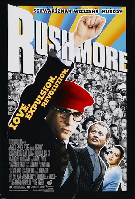 Amazon.com : RUSHMORE MOVIE POSTER 2 Sided ORIGINAL 27x40 BILL ...