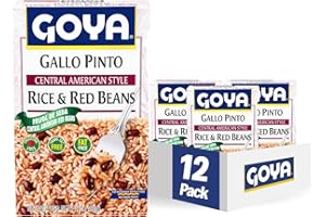 Goya Foods Central American Rice & Red Beans Rice Mix, Chicken , 7 Ounce (Pack of 12)