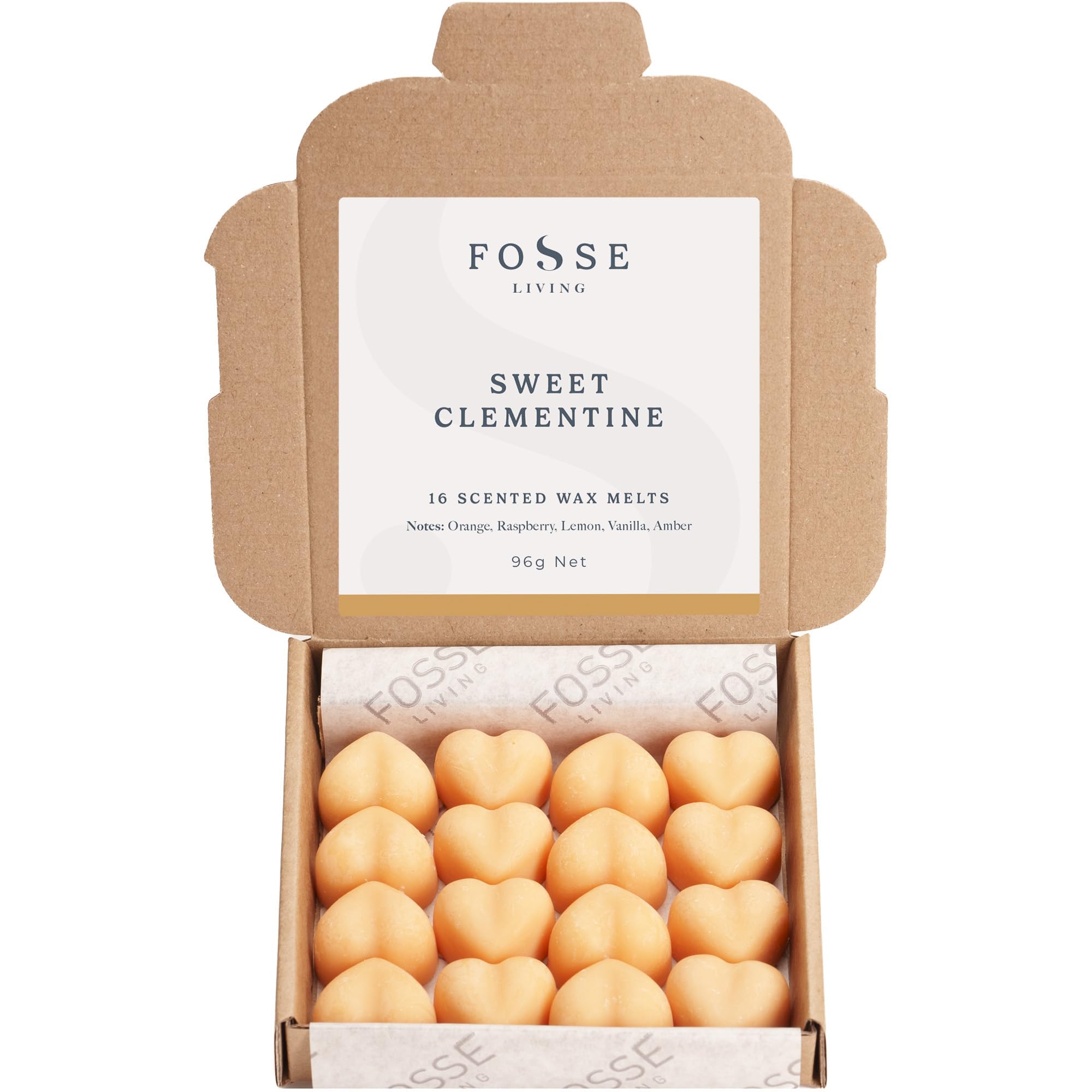 Sweet Clementine Strong Scented Wax Melts 16 Pack - The Gift for Every Occasion – Made in The UK - Orange Scent — image 1