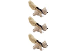 Outward Hound Squeakin' Squirrels Plush Replacement Dog Toys - 3 Pack
