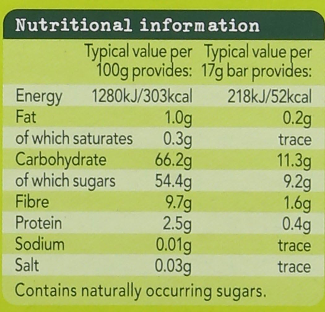 Goodies Organic Date and Apple Chunky Fruit Bars 6 X 17 g, Multi-coloured, 17 g (Pack of 6) - Image 5