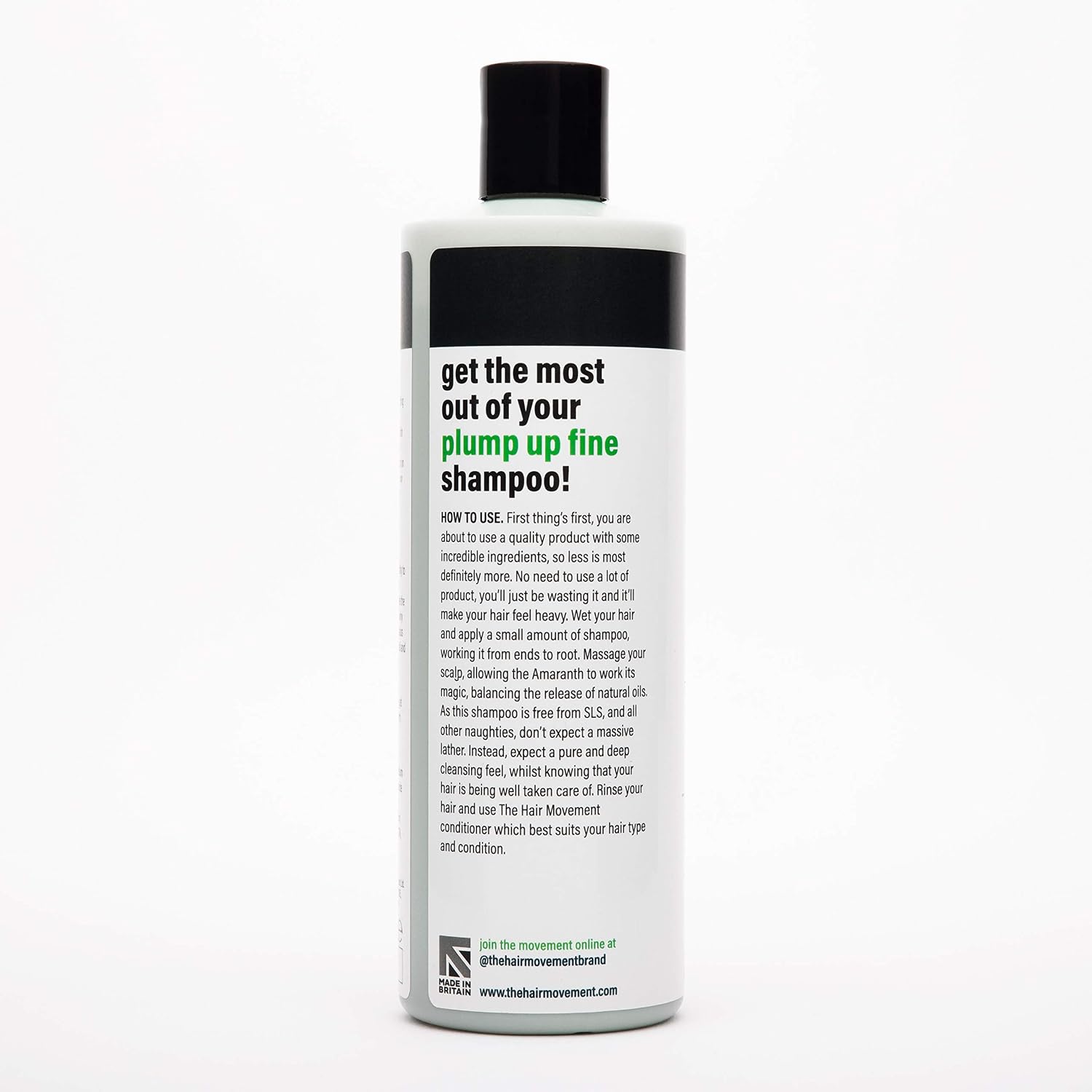 The Hair Movement Plump Up Fine Shampoo, 400 ml (Pack of 1) - Image 3