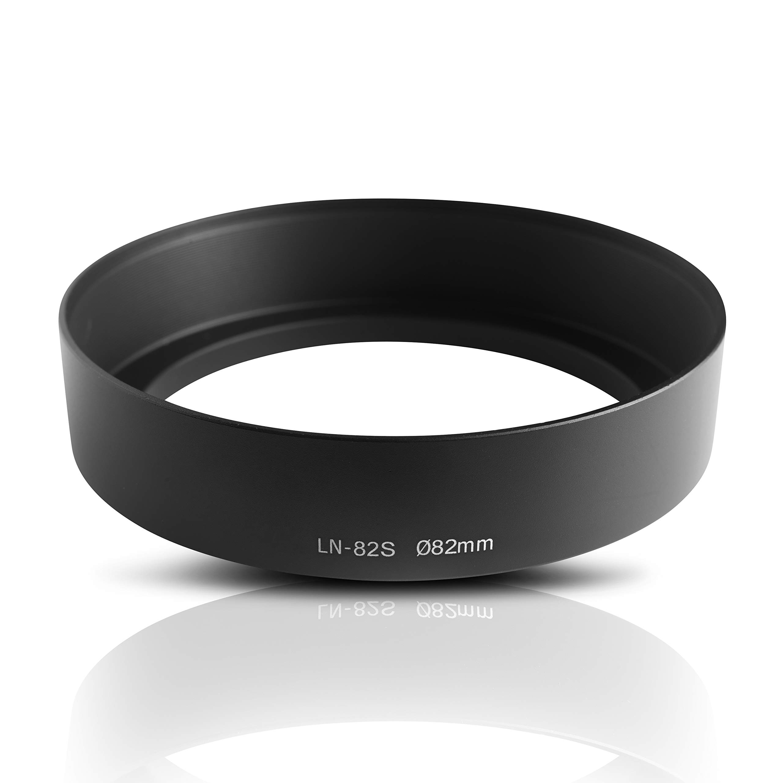 Ares Foto® 82mm Screw in Lens Hood. For lenses with focal length 35mm and larger. Compatible with Canon Sony Nikon Fujifilm Olympus Pentax Leica Samsung Panasonic Tamron Sigma