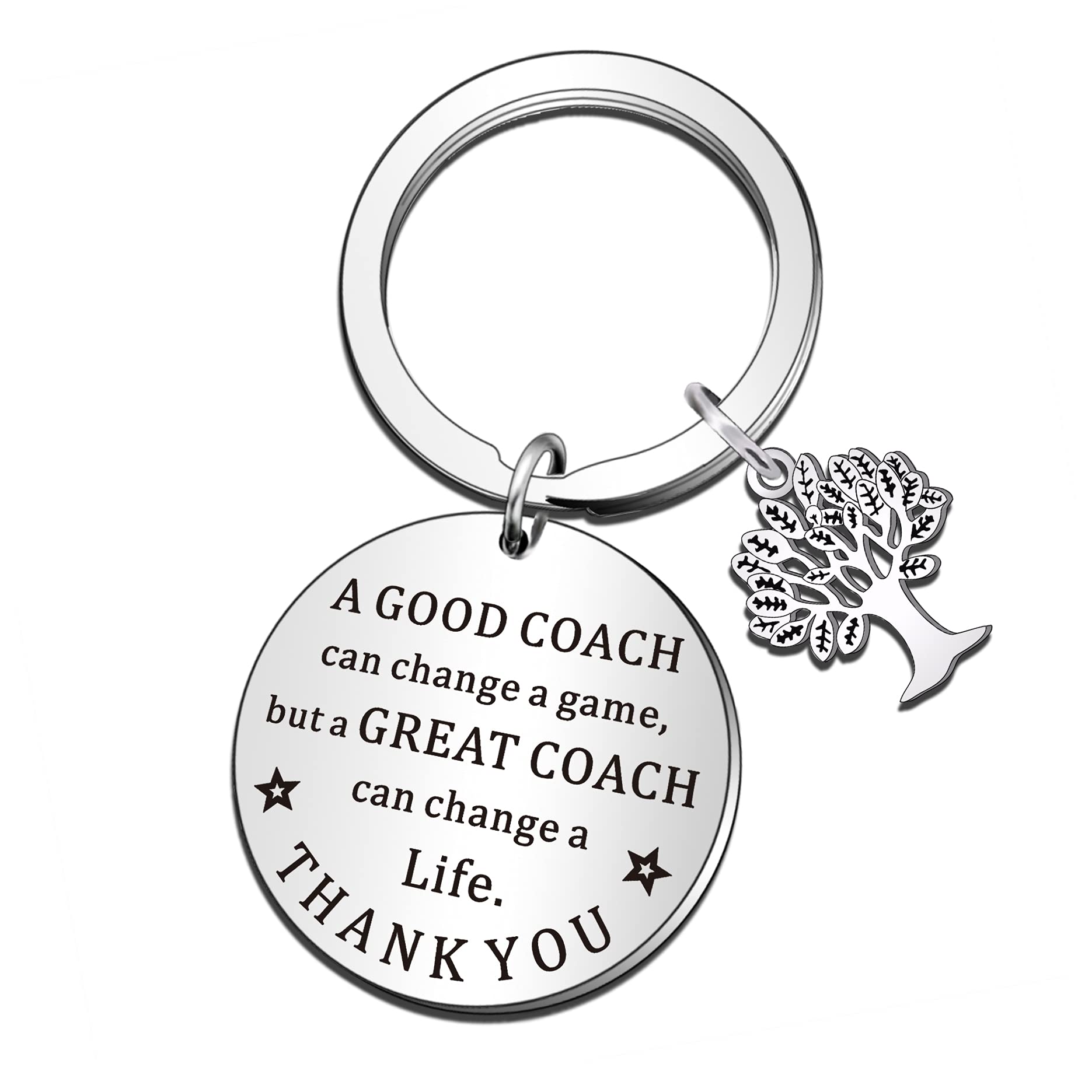 QMVMV Coach Thank You Gifts Keyring for Men Women FootBall Soccer Basketball Coach