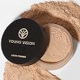 YOUNG VISION Matte Finishing Loose Face Powder - Translucent Setting Powder Makeup, Blurs Fine Lines & Imperfections, Lightweight, Long-Lasting, Polvo Traslucido Maquillaje Para Mujer.